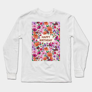 BOTANICAL BIRTHDAY Long Sleeve T-Shirt